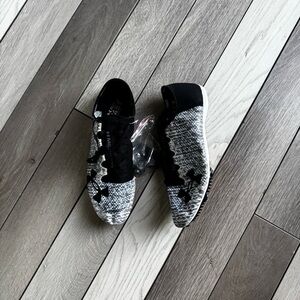 Under Armour Miler Pro Mens Speedform Black White Track Shoes